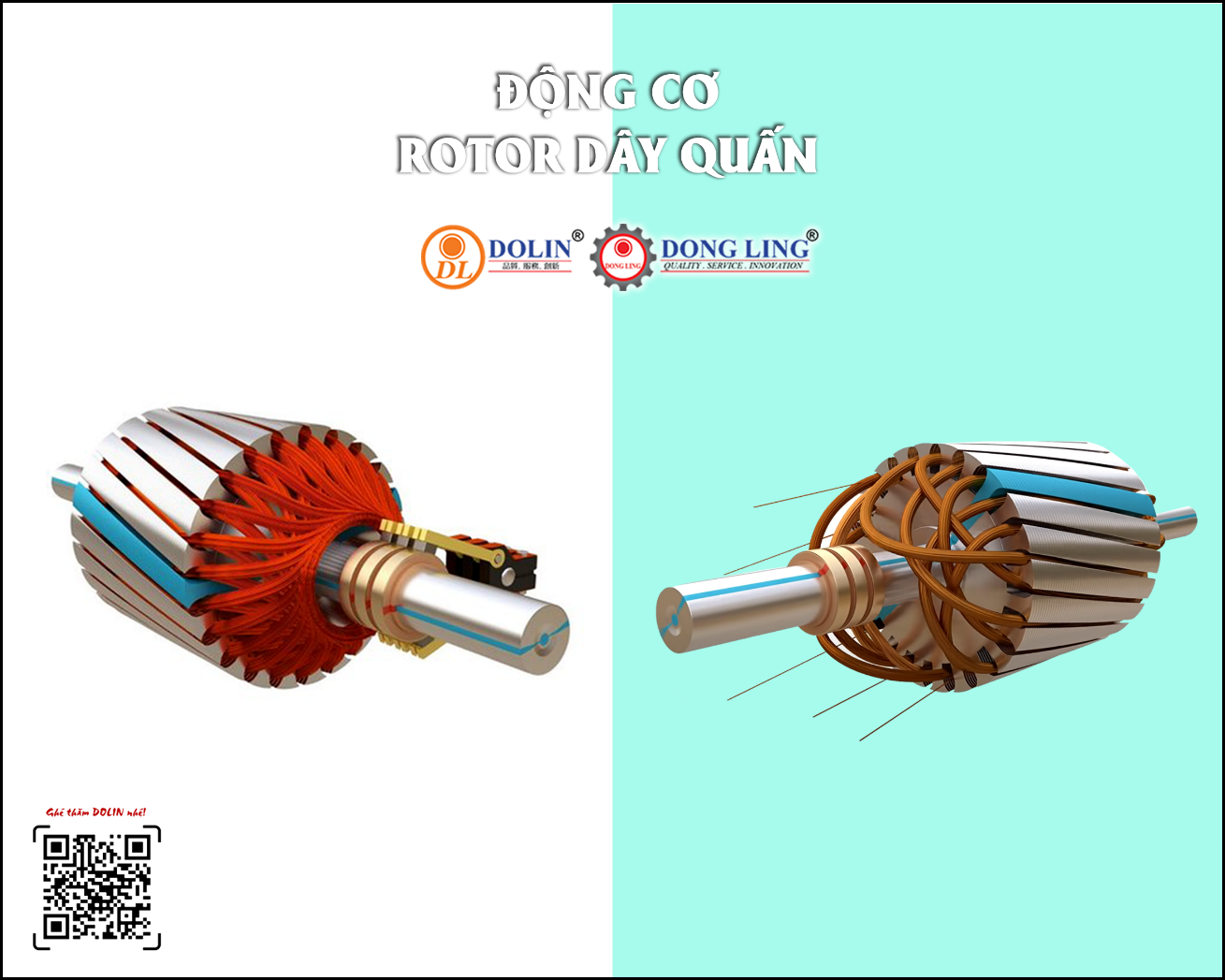 Phân biệt động cơ điện có Rotor dây quấn và Rotor lồng sóc | Motor Giảm ...